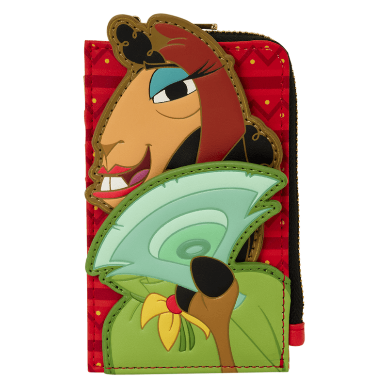 Loungefly Disney The Emperor's New Groove Kuzco Llama Card Holder front view