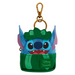 Hula Stitch mini backpack charm in blue and green with leafy skirt – a Loungefly Blind Box keyrings design celebrating Disney’s Lilo & Stitch, complete with gold clip.
