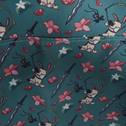 Mulan character lining inside Loungefly Congee Crossbody Bag