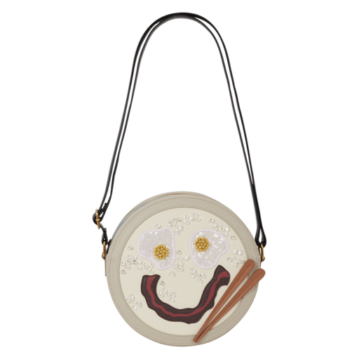 Loungefly Disney Mulan Congee Smiley Face Crossbody Bag front
