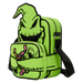 Loungefly Disney Oogie Boogie Crossbuddy bag with alternate removable pocket showing bug-filled design
