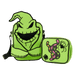 Loungefly Disney Oogie Boogie Crossbuddy with removable pocket featuring Lock, Shock, and Barrel design
