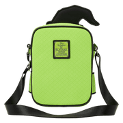 Back view of Loungefly Disney Oogie Boogie Crossbuddy bag with adjustable black straps
