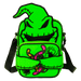 Zoomed-in view of Loungefly Disney Oogie Boogie Crossbuddy brand tag


