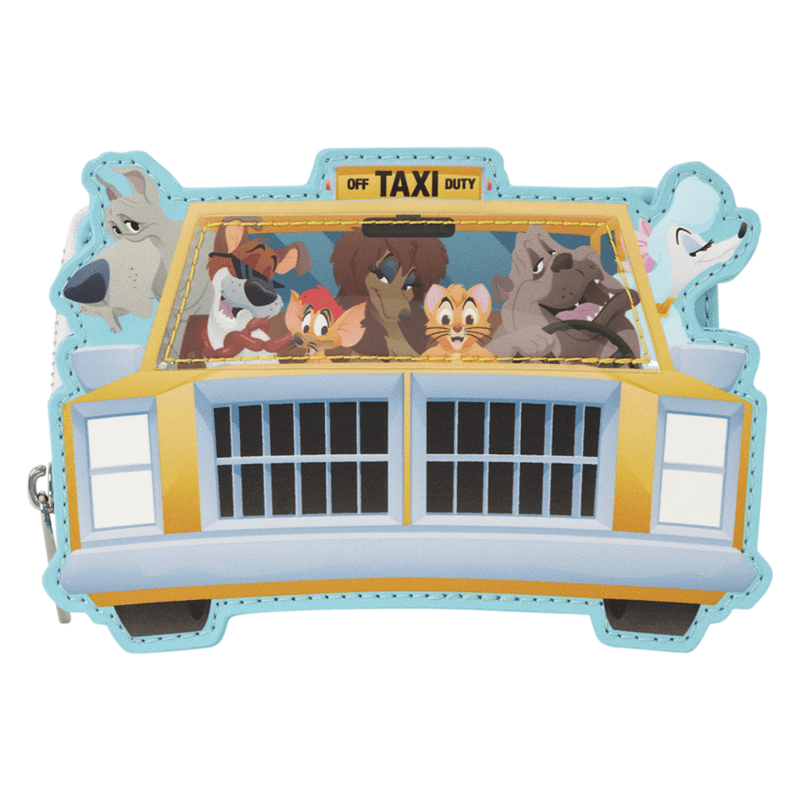 Loungefly Disney Oliver & Company Taxi Cab Card Holder front
