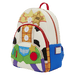 Loungefly Disney Pixar Toy Story backpack with Jessie and Buzz Lightyear-inspired front design