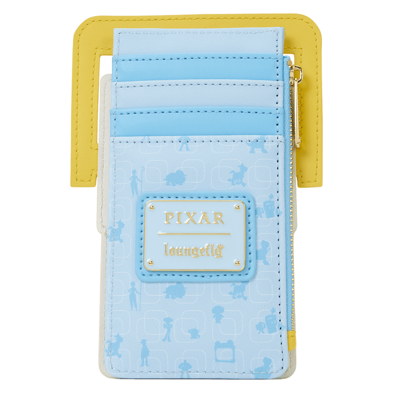 Back view of Loungefly Disney Pixar Toy Story Smarty Pants card holder with card slots