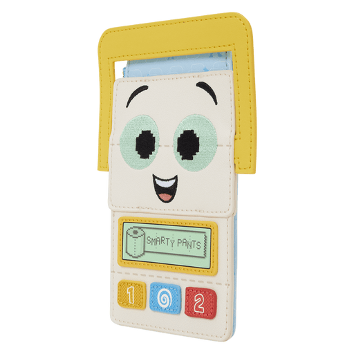 Front angle view of Loungefly Disney Pixar Toy Story Smarty Pants card holder
