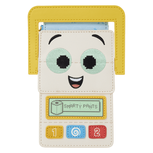 Front view of Loungefly Disney Pixar Toy Story Smarty Pants card holder