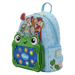 Angled view of Loungefly Disney Pixar Toy Story The Pond backpack