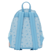 Back view of Loungefly Disney Pixar Toy Story The Pond backpack with blue straps