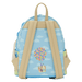 Back of Loungefly Disney Pixar Up mini backpack with floating house and balloon artwork