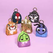 Complete collection of six Loungefly Disney Princess Sidekicks mini backpack charms