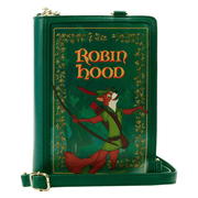 Loungefly Disney Robin Hood Book Crossbody Bag with removable shoulder strap