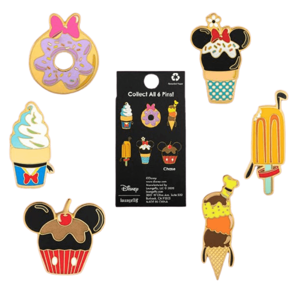 Disney Snacks Mystery Enamel Pins Blind Box | Loungefly — Something ...