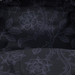Close-up of tonal black floral lining inside the Loungefly Disney Villains mini backpack
