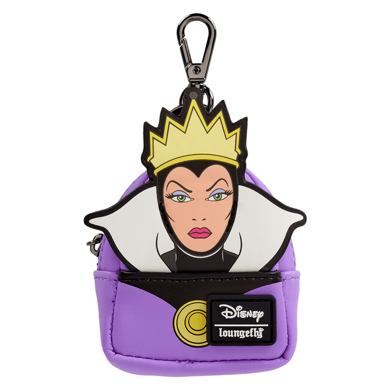 Loungefly Disney Villains Mystery Mini Backpack Bag Charm featuring Evil Queen design