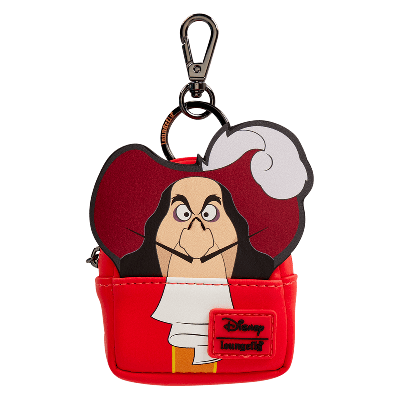Loungefly Disney Villains Mystery Mini Backpack Bag Charm featuring Hook design