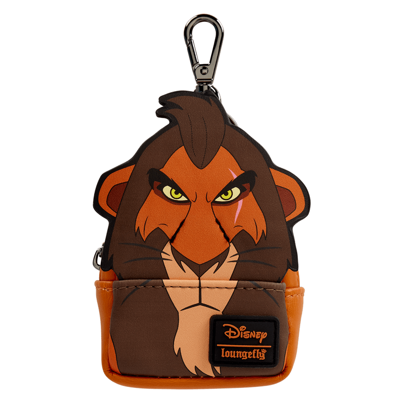 Loungefly Disney Villains Mystery Mini Backpack Bag Charm featuring Scar design