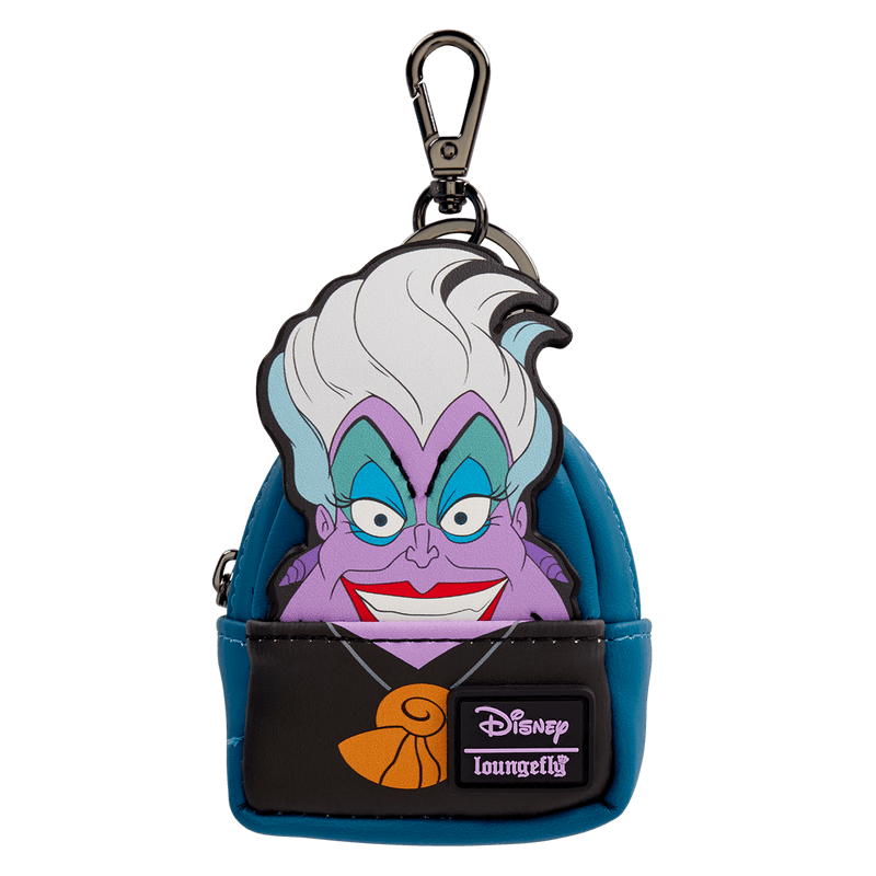 Loungefly Disney Villains Mystery Mini Backpack Bag Charm featuring Ursula design
