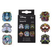 Loungefly Disney Villains Portrait mystery enamel pin Blind Box with six possible designs