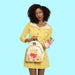 Model holding Loungefly Disney Winnie the Pooh backpack with floral honey design