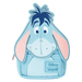 Loungefly Disney Winnie the Pooh mini backpack bag charm featuring Eeyore in a soft blue character design