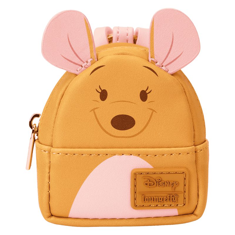 Loungefly Disney Winnie the Pooh mini backpack bag charm featuring Kanga with pink ears and pouch detail