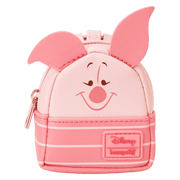 Loungefly Disney Winnie the Pooh mini backpack bag charm featuring Piglet in a pink striped design