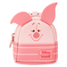 Loungefly Disney Winnie the Pooh mini backpack bag charm featuring Piglet in a pink striped design