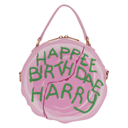 Loungefly Harry Potter Happee Birthdae Harry Birthday Cake Crossbody Bag front view
