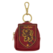 Loungefly Harry Potter Gryffindor crest mini backpack bag charm keyring in red