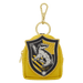Loungefly Harry Potter Hufflepuff crest mini backpack bag charm keyring in yellow