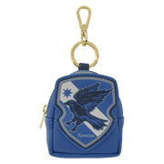 Loungefly Harry Potter Ravenclaw crest mini backpack bag charm keyring in blue