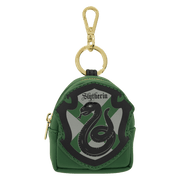 Loungefly Harry Potter Slytherin crest mini backpack bag charm keyring in green