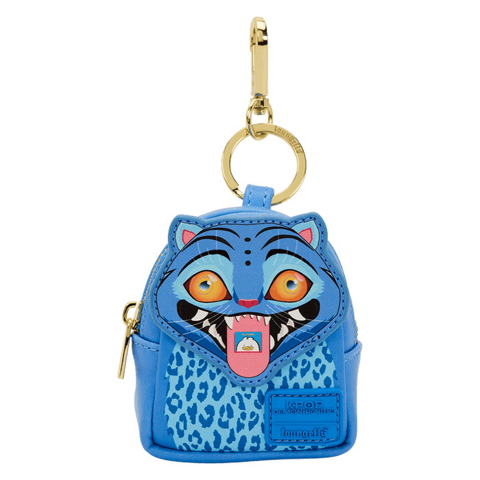 Blue tiger design Loungefly K-Pop Demon Hunters mystery mini backpack keychain charm