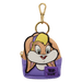 Loungefly Looney Tunes Lola Bunny mini backpack keychain purple design