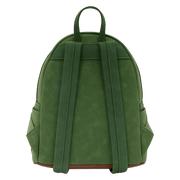 Back view of the Loungefly The Lord of the Rings Frodo Mithril Cosplay Mini Backpack with adjustable shoulder straps