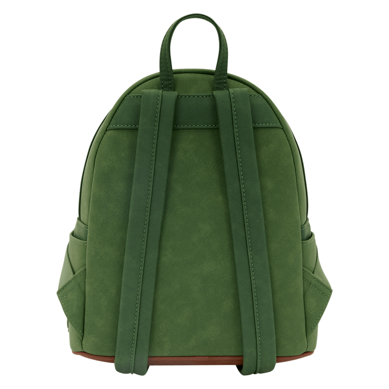 Back view of the Loungefly The Lord of the Rings Frodo Mithril Cosplay Mini Backpack with adjustable shoulder straps