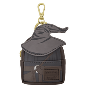Loungefly The Lord of the Rings mystery mini backpack keychain charm inspired by Gandalf with grey hat applique detail