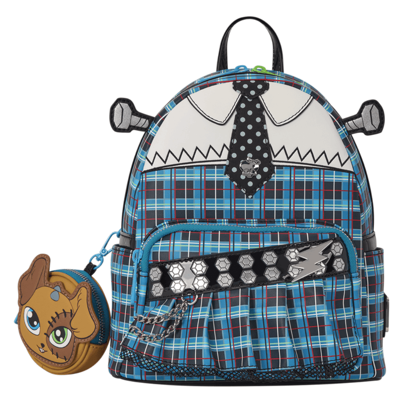 Loungefly Monster High Frankie Stein Cosplay Mini Backpack with detachable coin bag