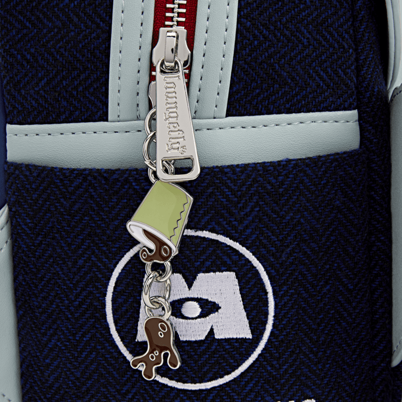 Loungefly Waternoose Mini Backpack enamel Monsters Inc zipper charm
