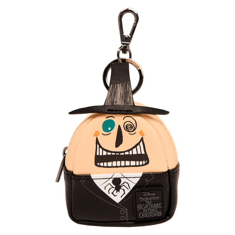 Loungefly Mayor mini backpack bag charm with tall hat and suit, clip keyring.