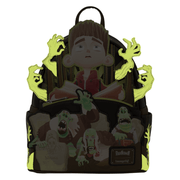 Glow-in-the-dark zombie hands on the Loungefly ParaNorman mini backpack