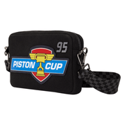 Loungefly Pixar Cars 20th Anniversary Piston Cup crossbody bag front view