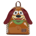 Front of Loungefly Pixar Toy Story Slinky Dog cosplay mini backpack with floppy ears