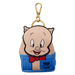 Loungefly Looney Tunes Porky Pig mini backpack keychain blue design