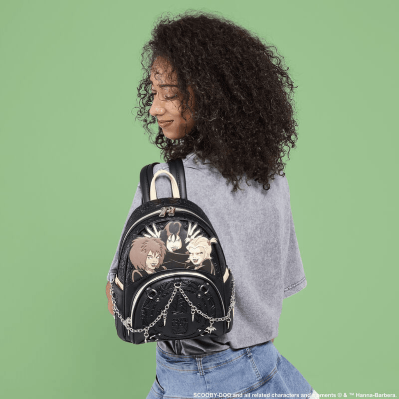 Loungefly Scooby-Doo Hex Girls mini backpack worn on the back