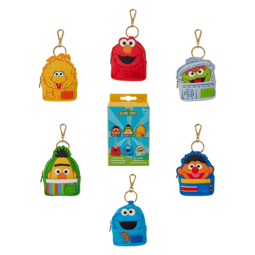 Loungefly Sesame Street mystery mini backpack keychain charm Blind Box collection