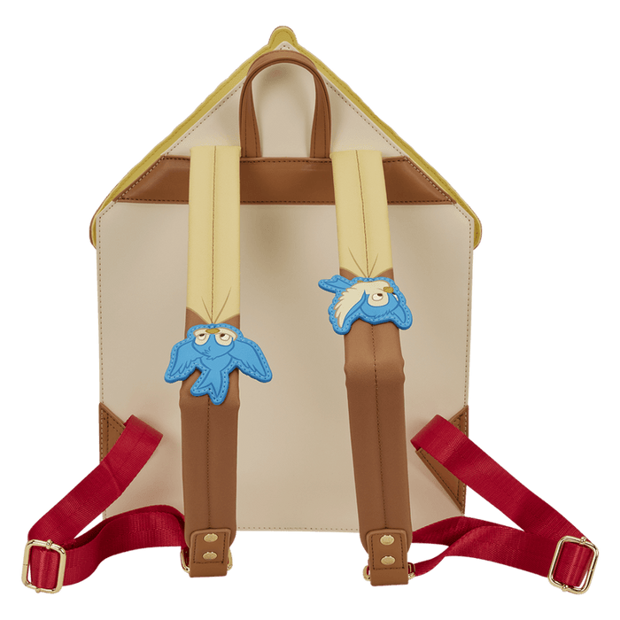 Loungefly Disney Snow White mini backpack back view with adjustable straps